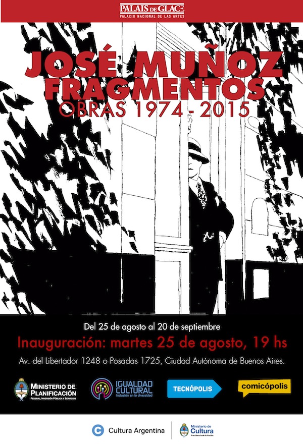Palais de Glace, Buenos Aires – Expo J. Muñoz Fragmentos – Obras 1974-2015
