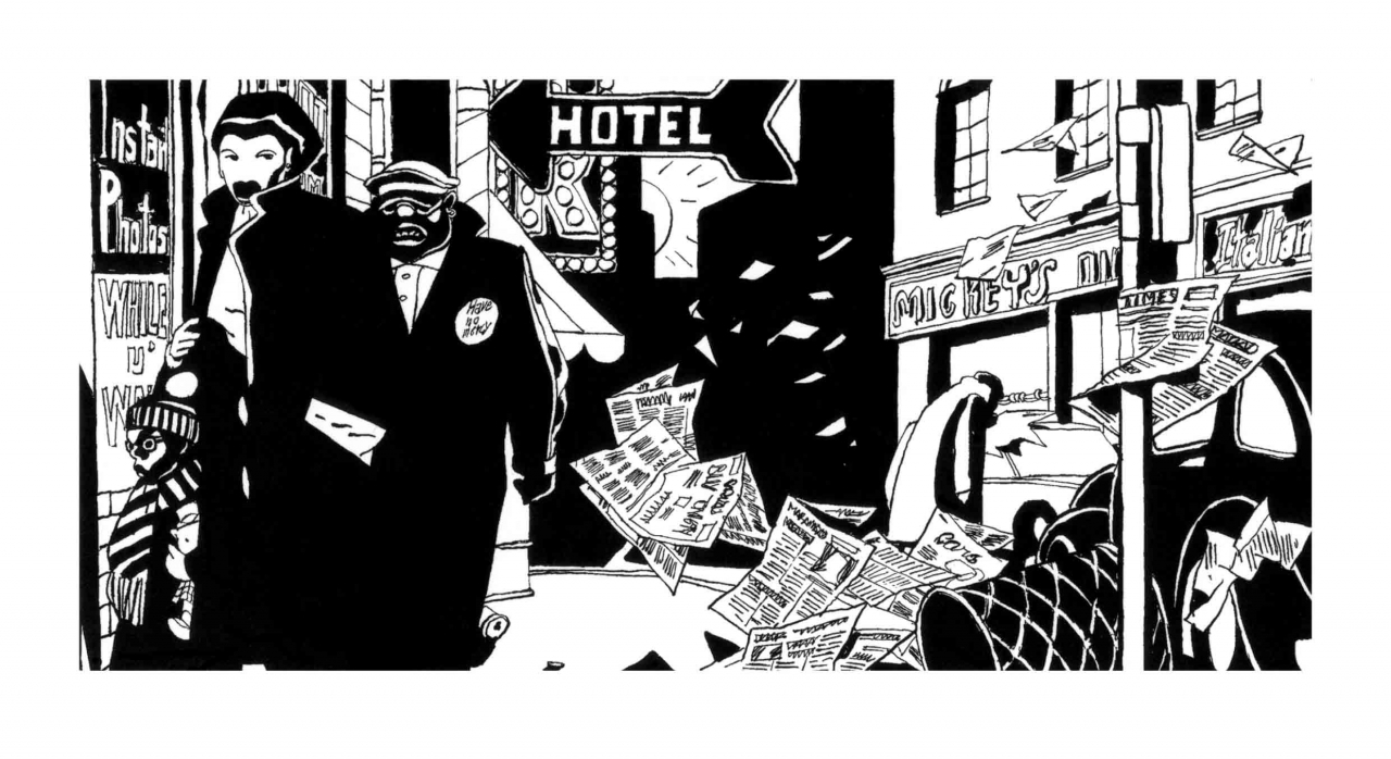 Italia: Biblioteca Renzo Renzi Bologna. Carta bianca al fumettista José Muñoz.